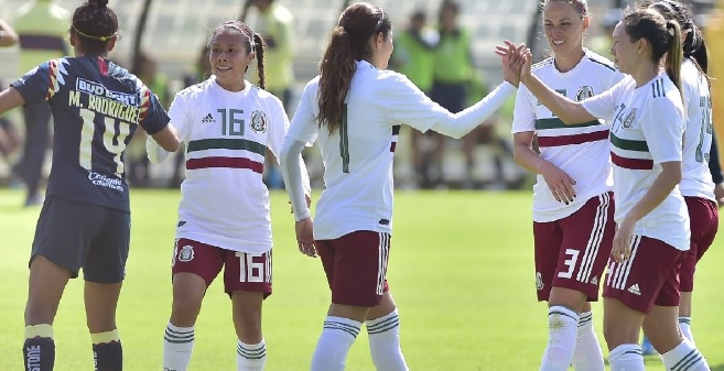 El Tri femenil derrotó 4-0 al América en partido de preparación